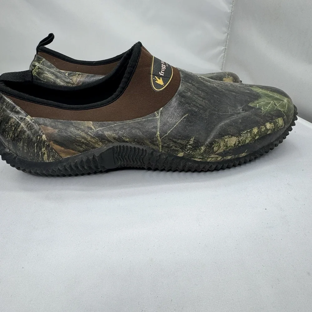 Frogg Togg Ankle Boots US Mens Sz 12 Rubber Steel Shank Camo Hunting‎ Farm